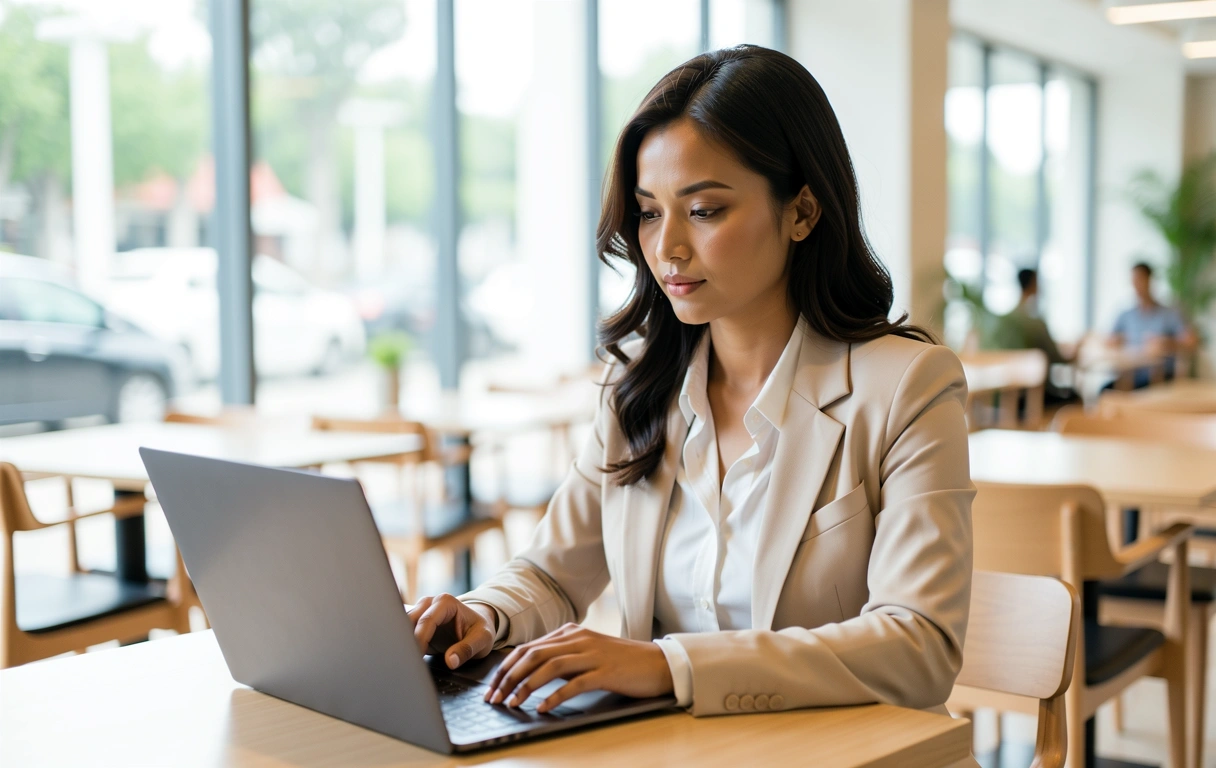 Profesional menganalisis kewangan